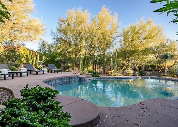 1-acre Backyard 4br Pickleball, Sauna, Saltroom, Gym, Wellness * Cave Creek